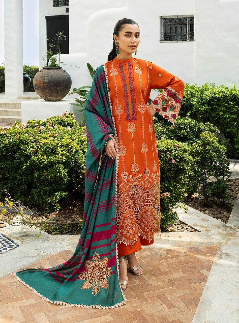 Zainab Chottani Lawn Pakistani Suit Zainab Chottani Chikankari Lawn 25/Zynah -1A