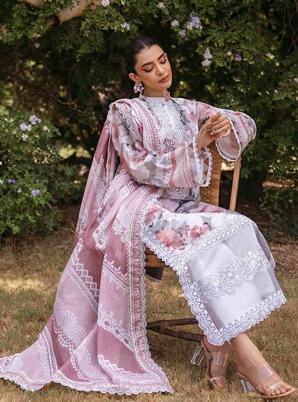 Zainab Chottani Tahra Lawn/ZINNIA - D 3A
