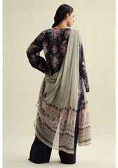 Zara Shahjahan Coco Prints 25/Fall Edit/Aster-4A/Aster-4A/Blue