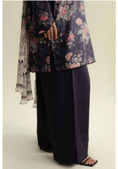 Zara Shahjahan Coco Prints 25/Fall Edit/Aster-4A/Aster-4A/Blue
