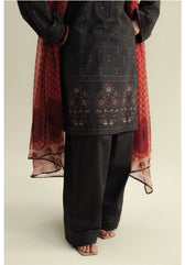 Zara Shahjahan Coco Prints 25/Fall Edit/Fable-5A/Earthy Moss Green