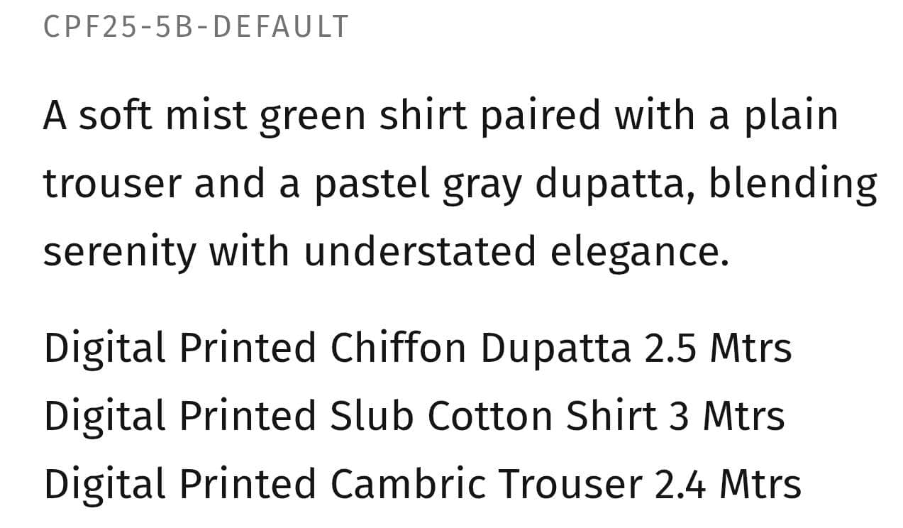 Zara Shahjahan Coco Prints 25/Fall Edit/Fable-5B/Mist Green