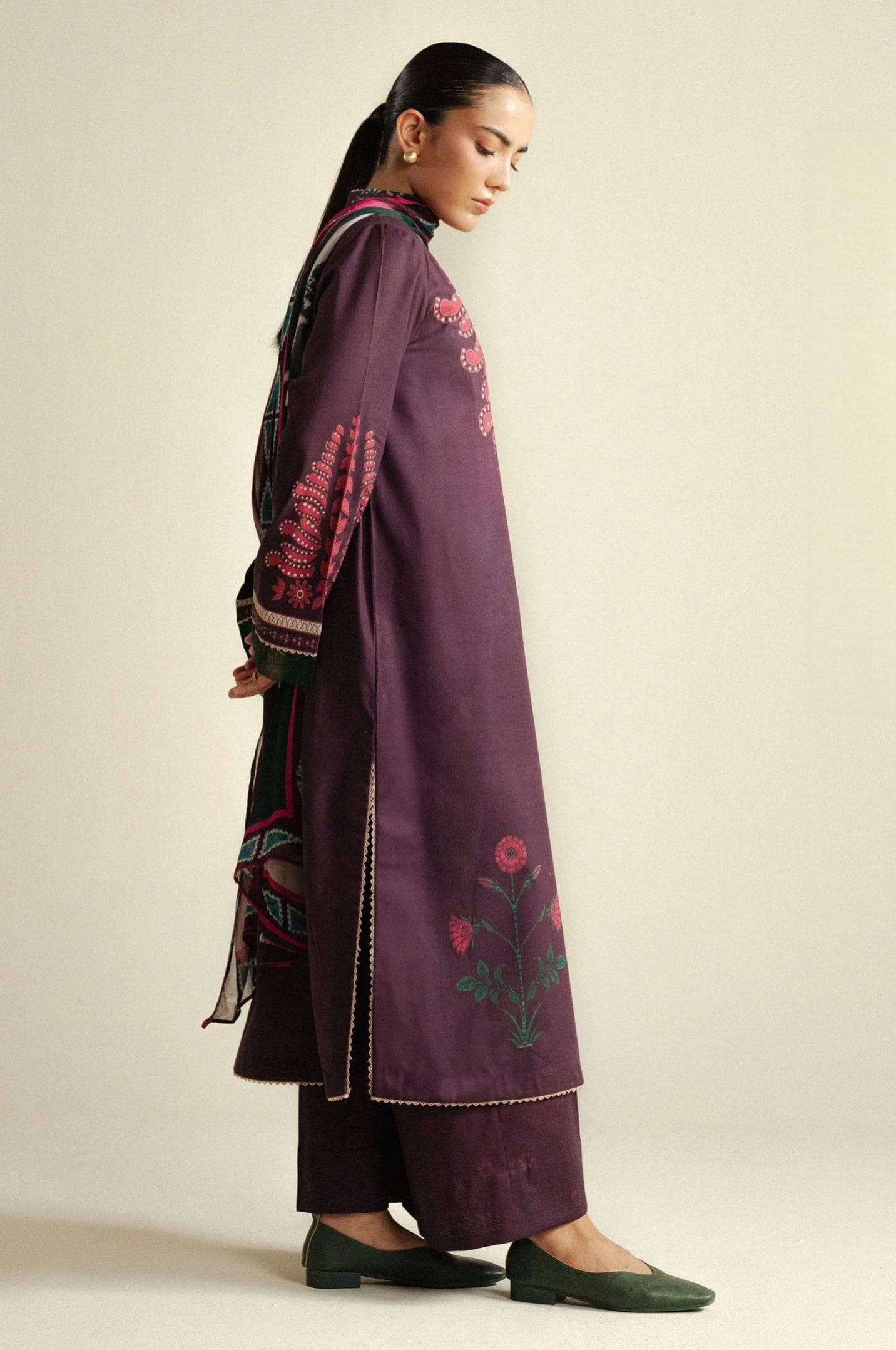 Zara Shahjahan Coco Prints 25/Fall Edit/Lilt-7A