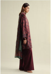 Zara Shahjahan Coco Prints 25/Fall Edit/Rove-6B/Deep Choclate