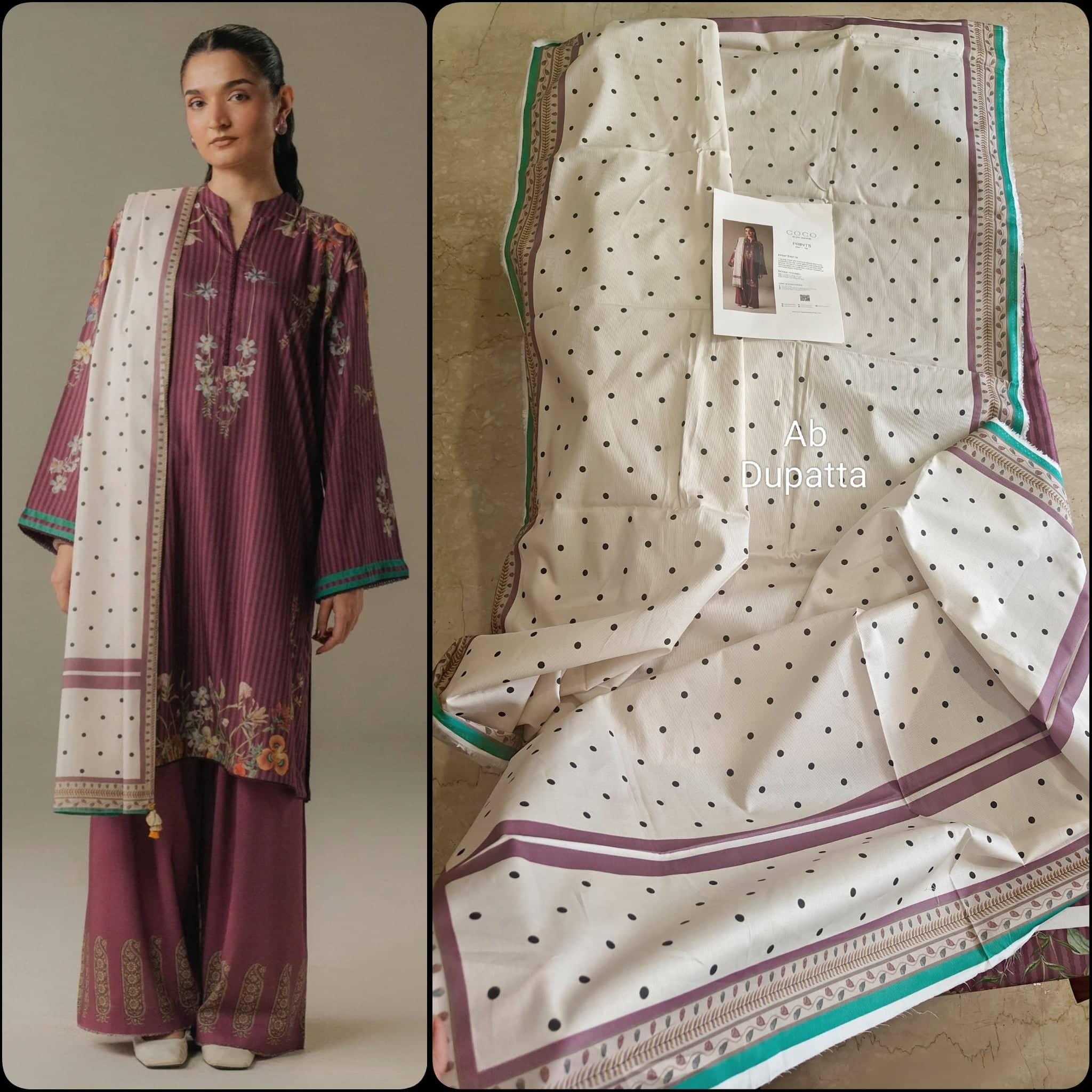 Zara Shahjahan Coco Fall Edit Lawn Pakistani Suits Zara Shahjahan Coco Prints 25/Vol 5/Amber Days 1A