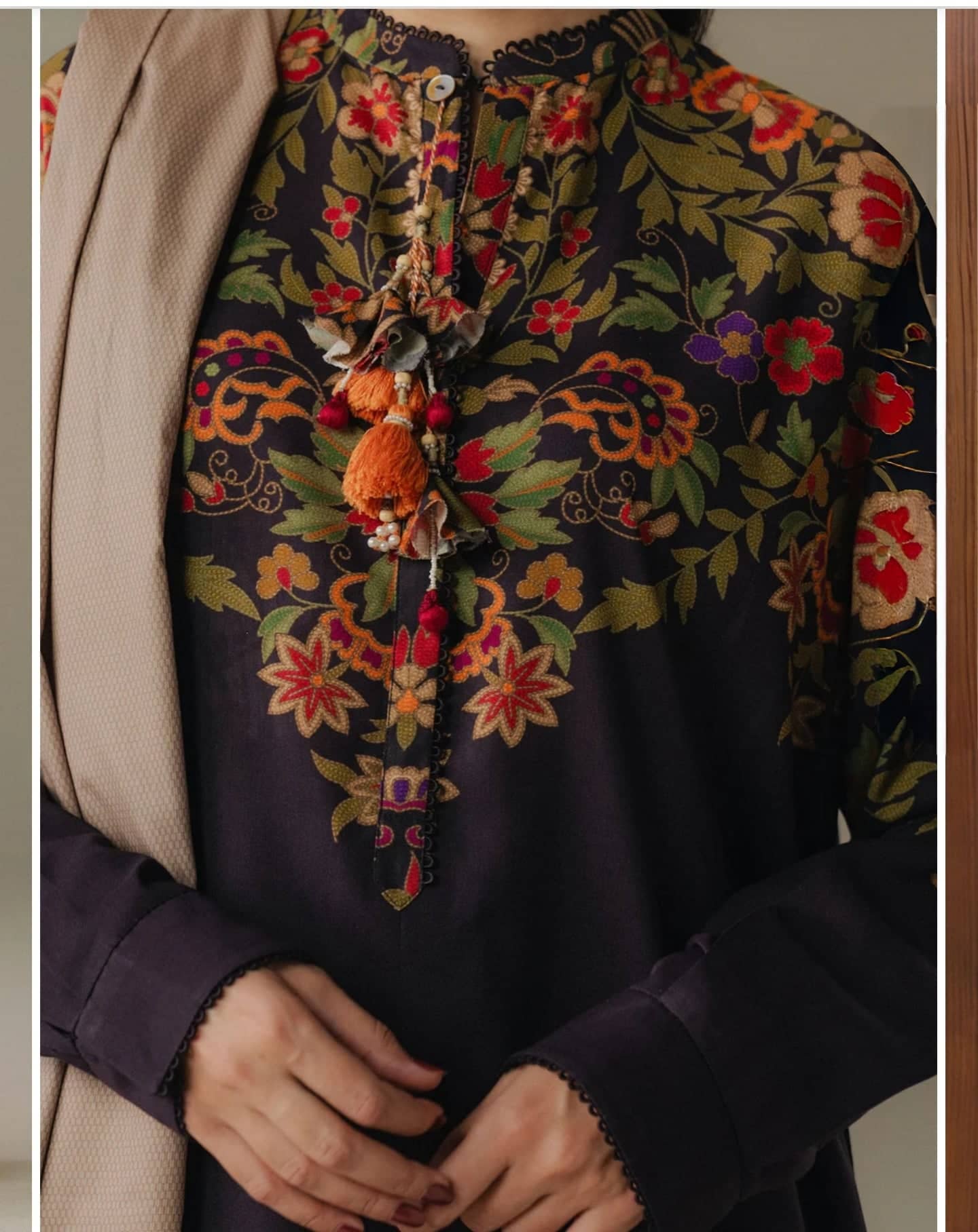 Zara Shahjahan Coco Fall Edit Lawn Pakistani Suits Zara Shahjahan Coco Prints 25/Vol 5/Autumn Linen/10 B