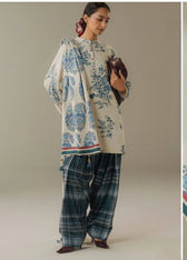 Zara Shahjahan Coco Fall Edit Lawn Pakistani Suits Zara Shahjahan Coco Prints 25/Vol 5/Hushed Ember/6A
