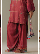 Zara Shahjahan Coco Fall Edit Lawn Pakistani Suits Zara Shahjahan Coco Prints 25/Vol 5/Olive Hour/5B