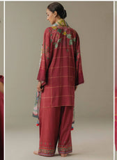 Zara Shahjahan Coco Fall Edit Lawn Pakistani Suits Zara Shahjahan Coco Prints 25/Vol 5/Olive Hour/5B
