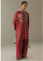Zara Shahjahan Coco Fall Edit Lawn Pakistani Suits Zara Shahjahan Coco Prints 25/Vol 5/Olive Hour/5B