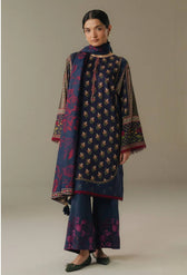 Zara Shahjahan Coco Fall Edit Lawn Pakistani Suits Zara Shahjahan Coco Prints 25/Vol 5/Soft Current/7B