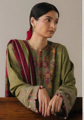 Zara Shahjahan Coco Fall Edit Lawn Pakistani Suits Zara Shahjahan Coco Prints 25/Vol 5/Terracotta Sky/9A