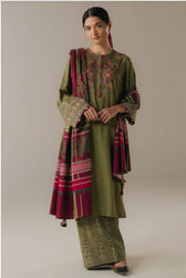 Zara Shahjahan Coco Fall Edit Lawn Pakistani Suits Zara Shahjahan Coco Prints 25/Vol 5/Terracotta Sky/9A