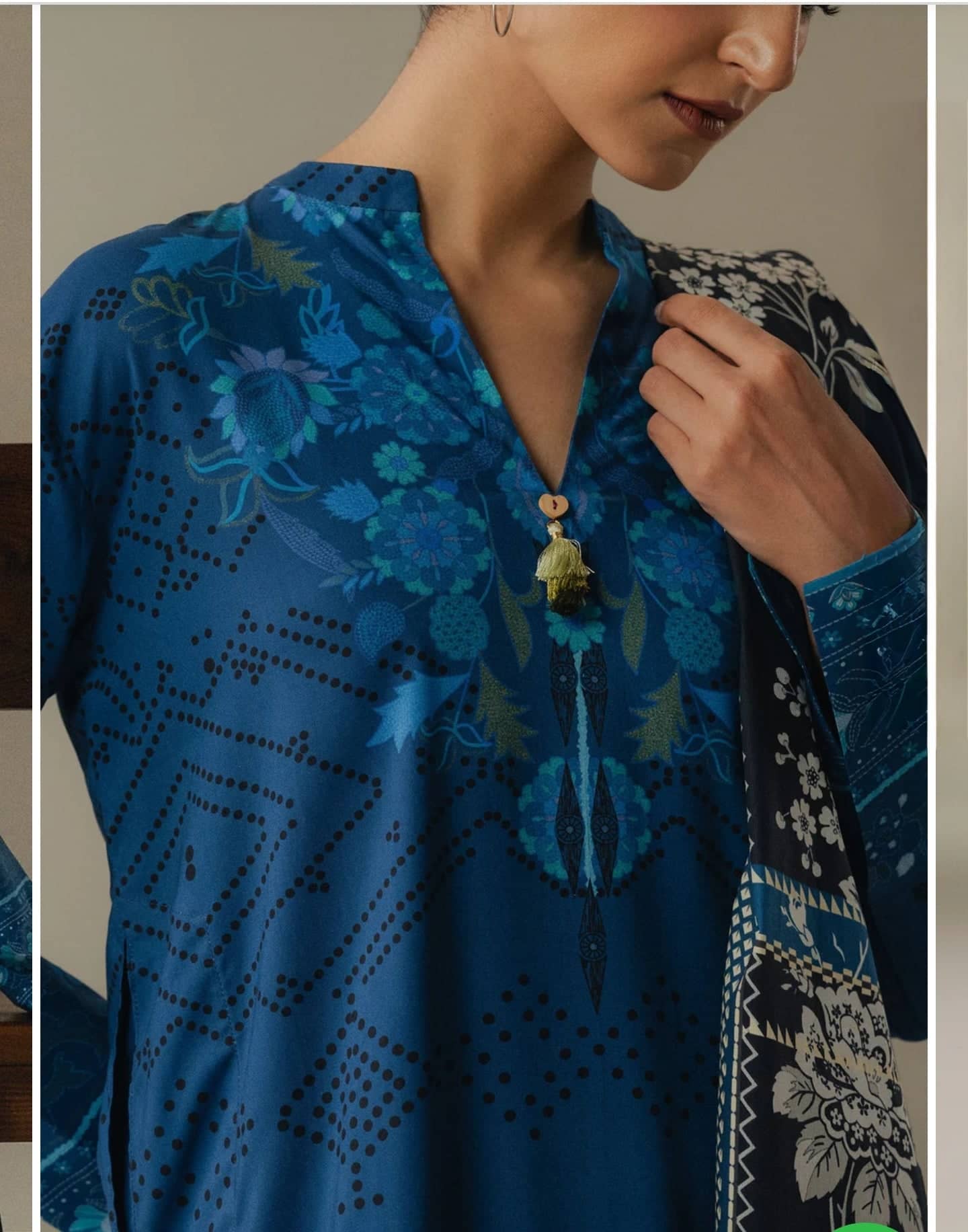 Zara Shahjahan Coco Fall Edit Lawn Pakistani Suits Zara Shahjahan Coco Prints 25/Vol 5/Terracotta Sky/9B