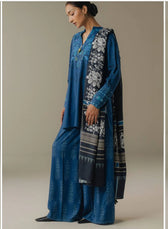 Zara Shahjahan Coco Fall Edit Lawn Pakistani Suits Zara Shahjahan Coco Prints 25/Vol 5/Terracotta Sky/9B