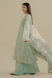 Coco Edit 2/Mint Green/Nyssa-10A/Silk Dupatta