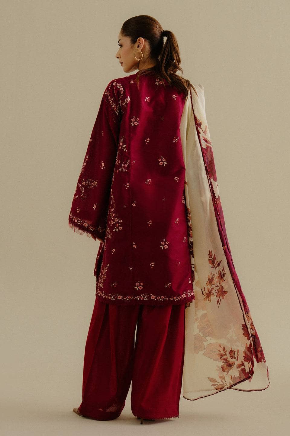 Coco Edit 2/Rich Red/Yana 4B/Silk Dupatta