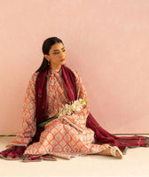 Zara Shahjahan Coco Prints Lawn Pakistani Suits Restocked/Zara Shahjahan Coco Prints 25/Amaya-10A/Chiffon Dupatta
