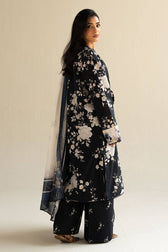 Zara Shahjahan Coco Prints Lawn Pakistani Suits Restocked/Zara Shahjahan Coco Prints 25/Mia 5B/Silk Dupatta