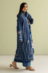 Zara Shahjahan Coco Prints Lawn Pakistani Suits Restocked/Zara Shahjahan Coco Prints 25/Ria-3B/Silk Dupatta
