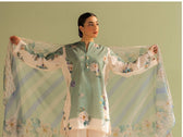 Zara Shahjahan Coco Prints Lawn Pakistani Suits Restocked/Zara Shahjahan Coco Prints 25/Sofia-2A/Silk Dupatta