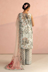 Zara Shahjahan Coco Prints Lawn Pakistani Suits Restocked/Zara Shahjahan Coco Prints 25/Zoe-7A/Chiffon Dupatta