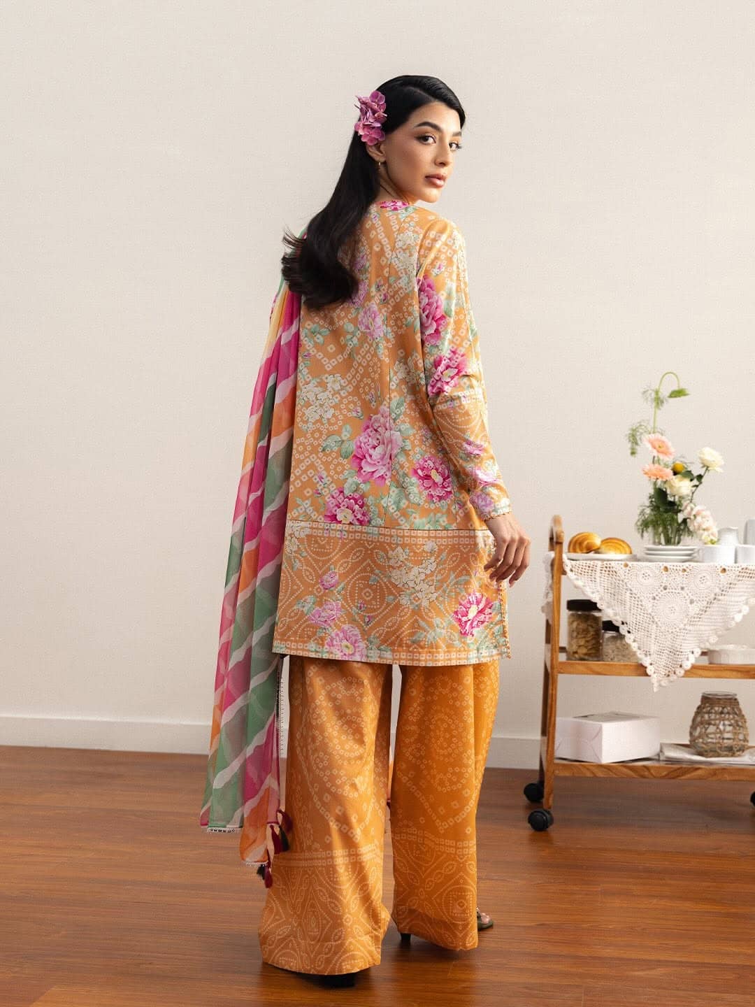 Zara Shahjahan Coco Prints 26 Drop 2/Kohana/4A/Chiffon Dupatta