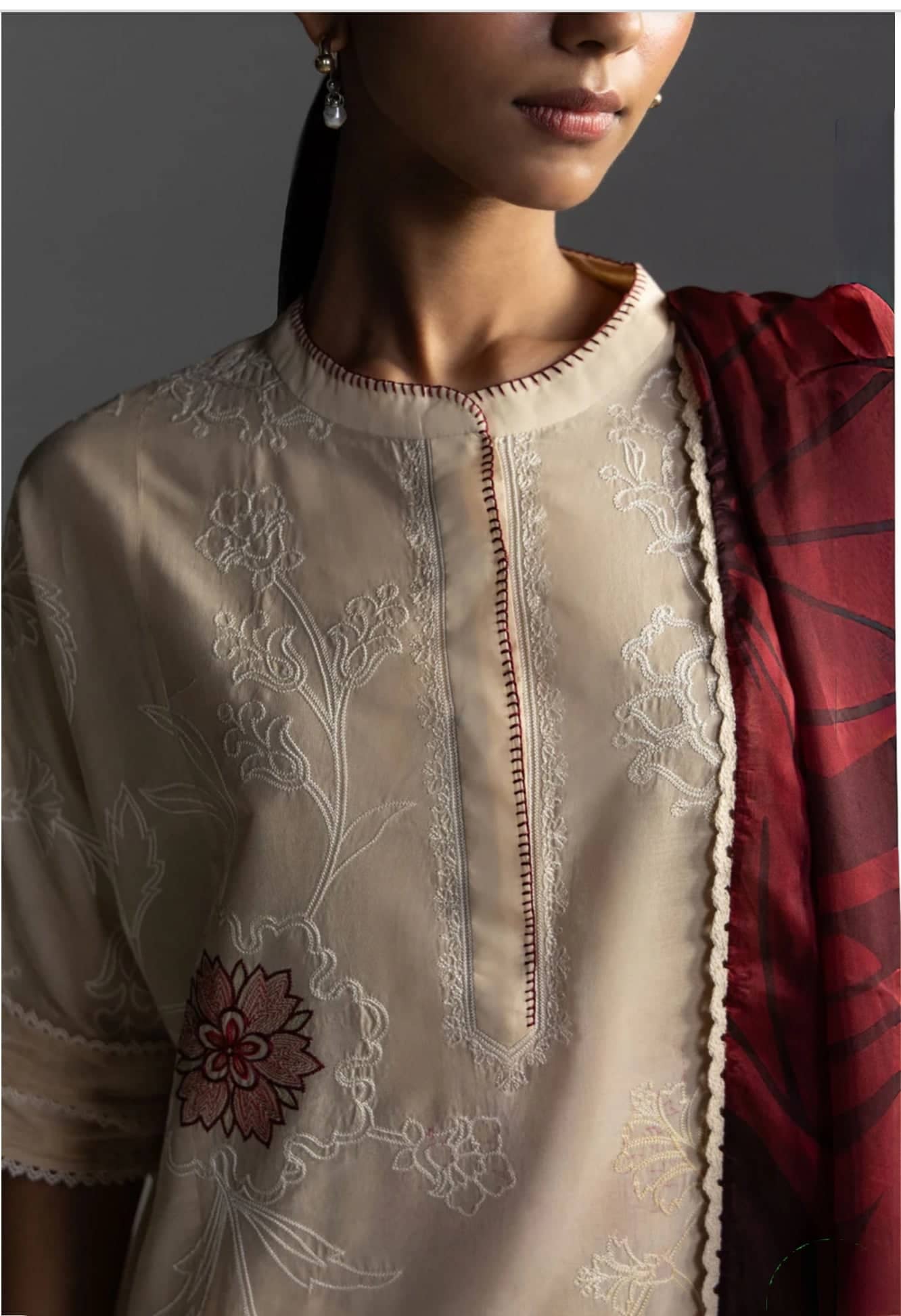 Restocked/Zara Shahjahan Coco Lawn 26/Isla-4A