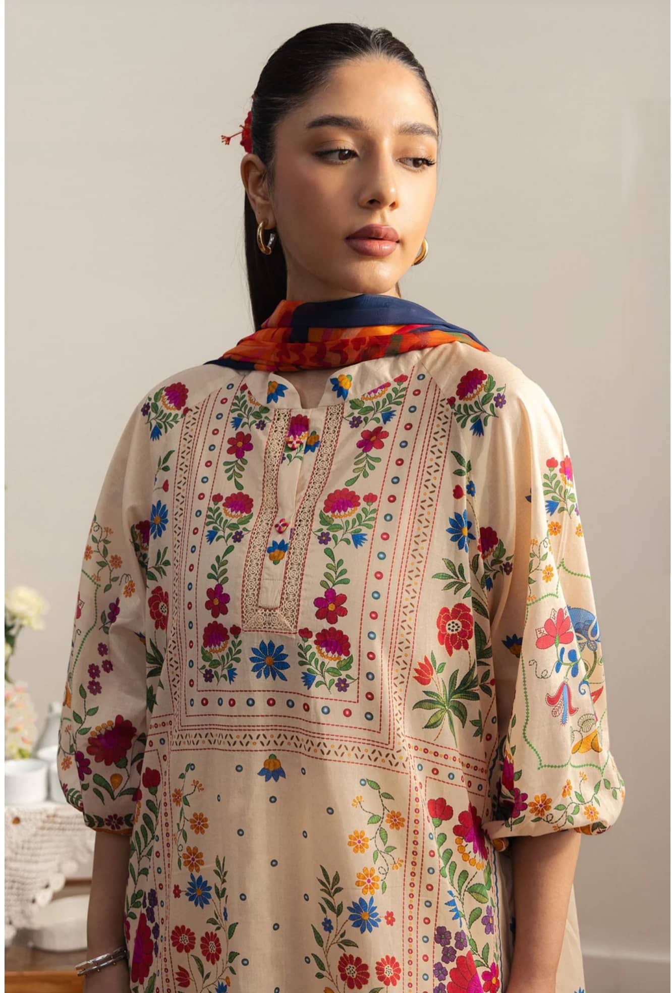 Zara Shahjahan Coco Prints 26 Drop 2/Takara 7A/Silk Dupatta