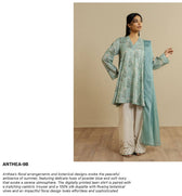Zara Shahjahan Coco Prints Drop 3/Anthea 9B/Silk Dupatta
