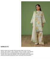 Zara Shahjahan Coco Prints Drop 3/Aurelia 7A/Silk Dupatta