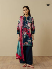 Zara Shahjahan Coco Prints Drop 3/Avena 3A/Chiffon Dupatta