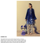 Zara Shahjahan Coco Prints Drop 3/Cassia 10A/Chiffon Dupatta