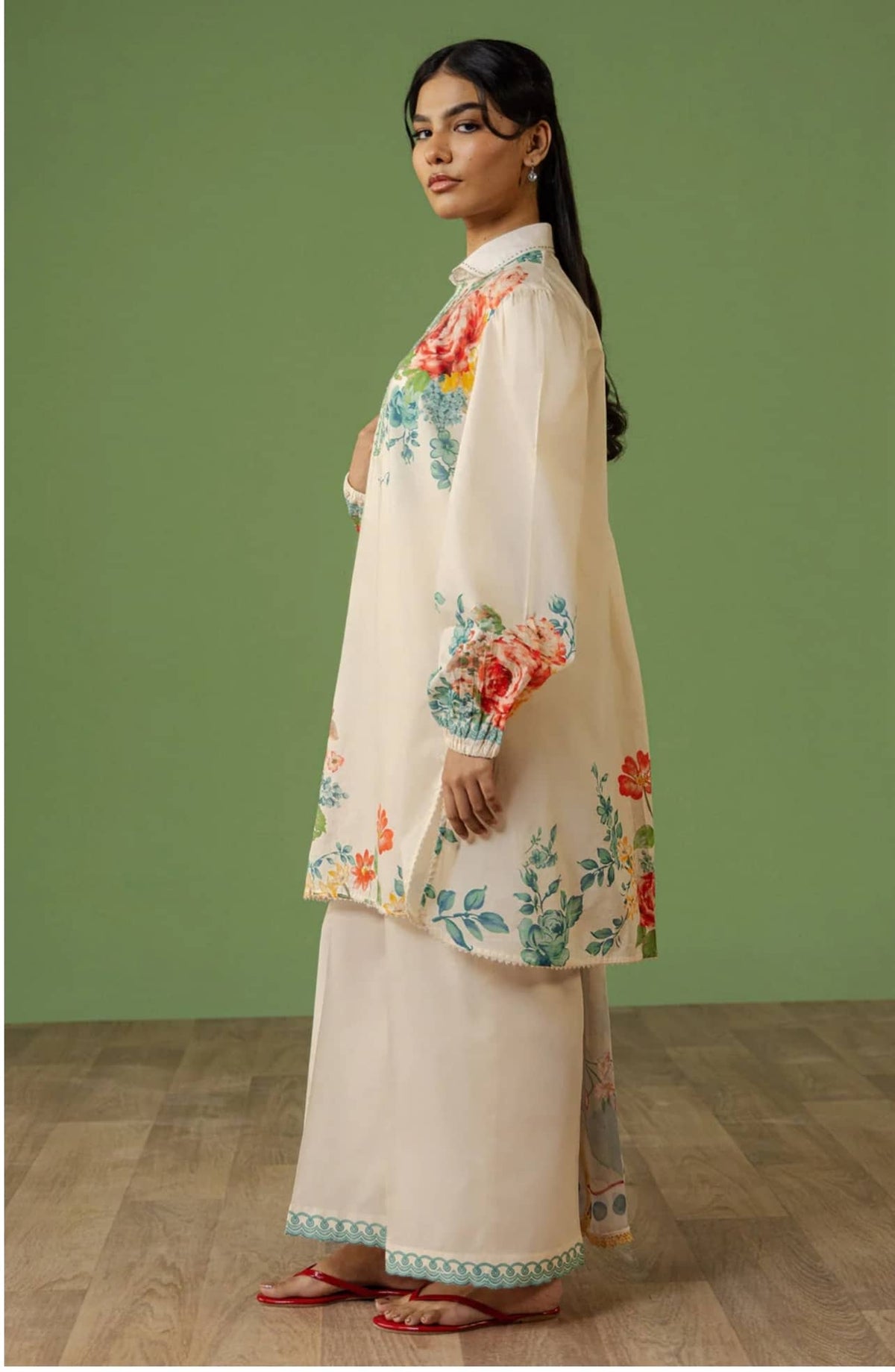 Zara Shahjahan Coco Prints Drop 3/ Celene 4A/Silk Dupatta