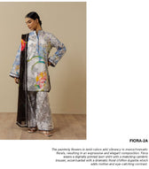 Zara Shahjahan Coco Prints Drop 3/Fiora 2A/Chiffon Dupatta