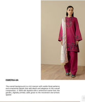 Zara Shahjahan Coco Prints Drop 3/Ismeria 8A/Silk Dupatta