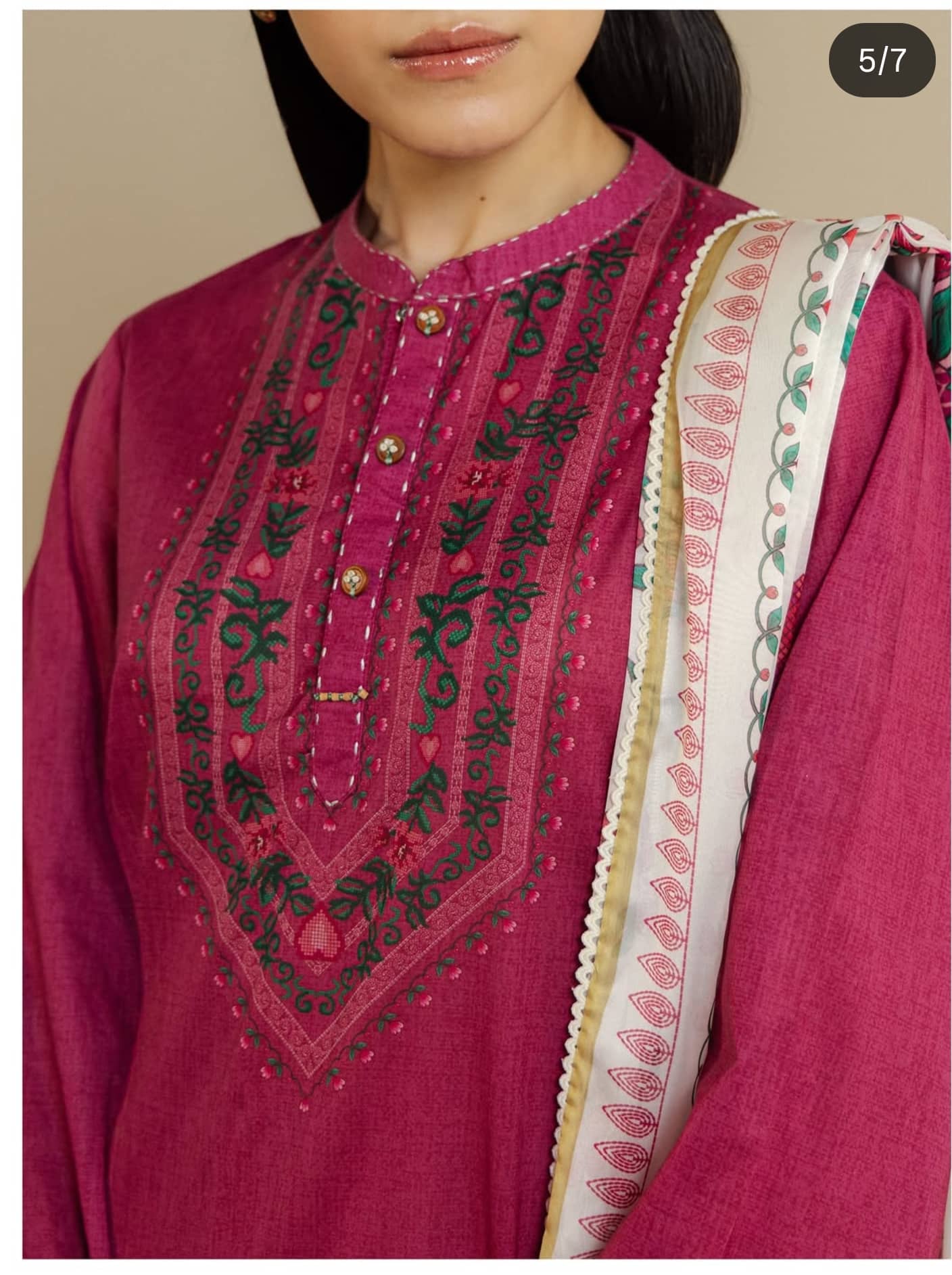 Zara Shahjahan Coco Prints Drop 3/Ismeria 8A/Silk Dupatta