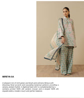 Zara Shahjahan Coco Prints Drop 3/Mireya 5A/Silk Dupatta