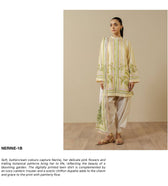 Zara Shahjahan Coco Prints Drop 3/Nerine 1B/Chiffon Dupatta