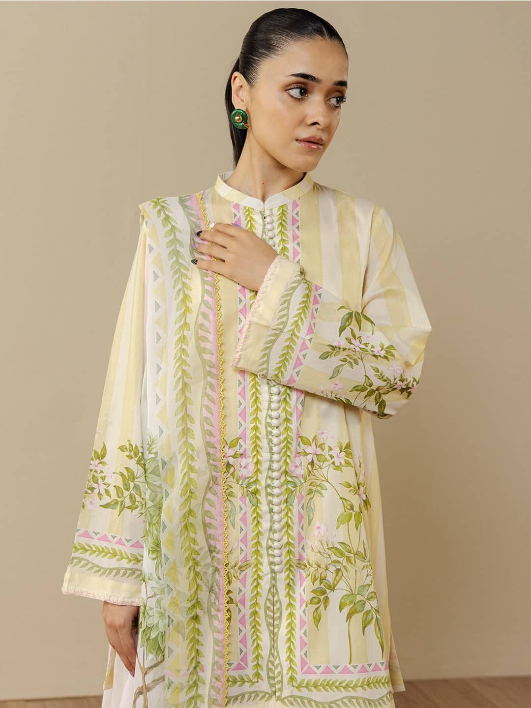 Zara Shahjahan Coco Prints Drop 3/Nerine 1B/Chiffon Dupatta