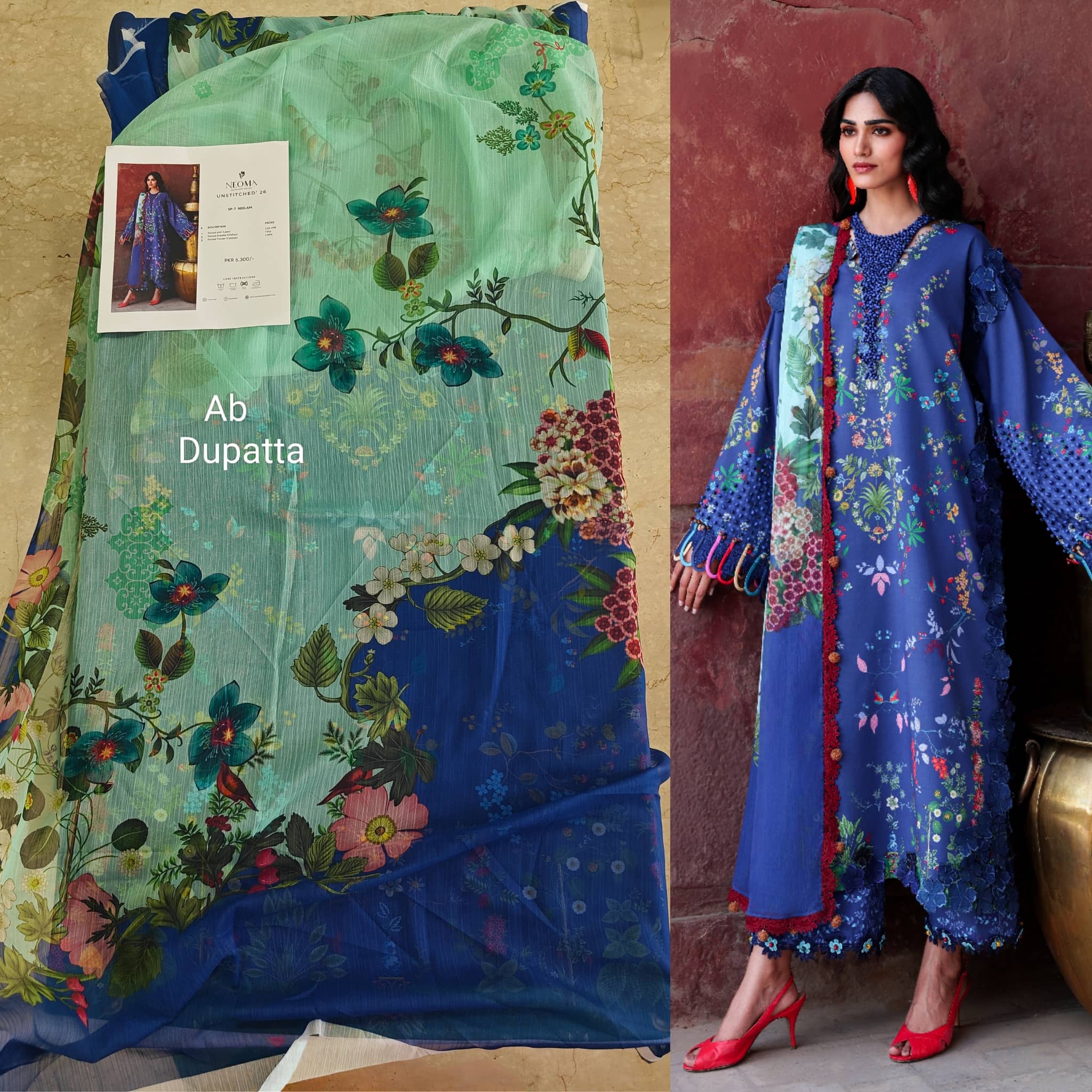 Open Pic/Hot 🔥Seller/Republic Womens Wear Neoma/Neelam/D-07