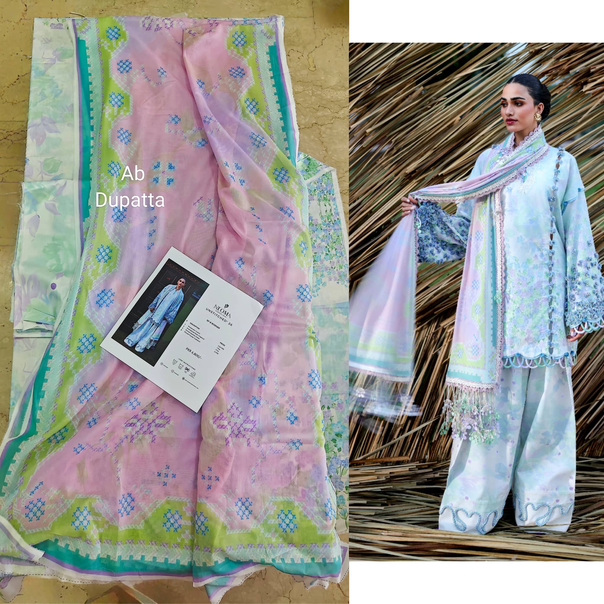 Open Pic/Hot 🔥Seller/Republic Womens Wear Neoma/Roshand/D-08