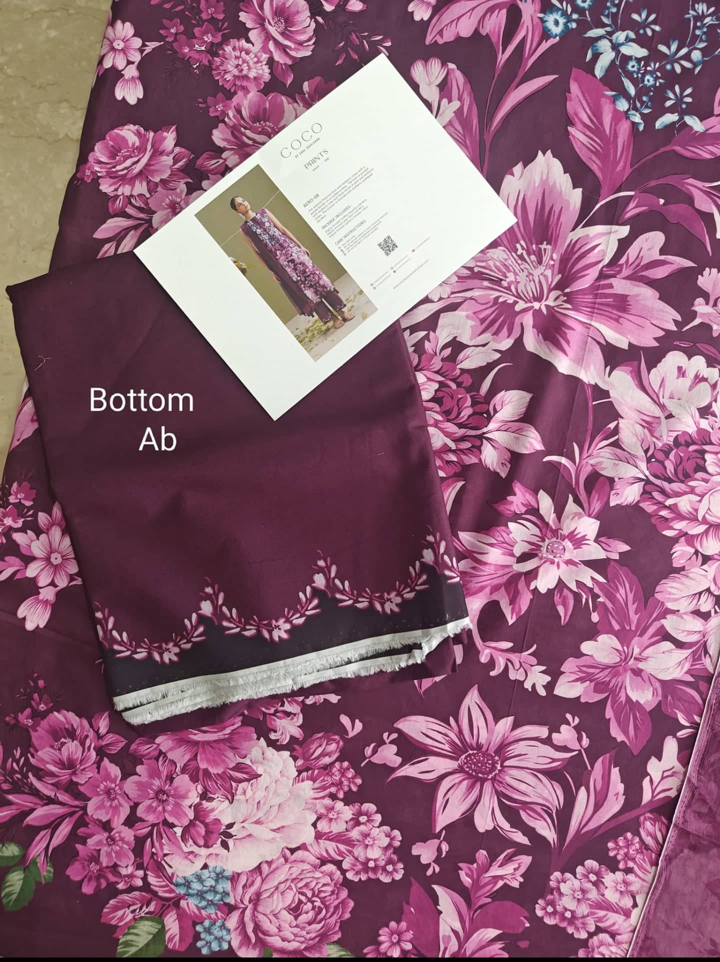 Sale‼️Open Pic/Zara Shahjahan 26 Drop 1/Aero 6B/Mulberry/Chiffon Dupatta