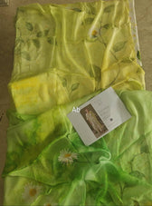 Sale‼️Open Pic/Zara Shahjahan Coco Prints/Kael 7A/Lime-Green/Chiffon Dupatta