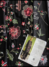 Open Pic/Hot🔥Seller/Zara Shahjahan Coco Winter 26/Embroideried/Nairang 8A/Black/Botanical Details