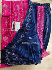 Open Pic/Hot🔥Seller/Zara Shahjahan Coco Winter 26/Embroideried/Nairang 8B/Rich Berry Red 2
