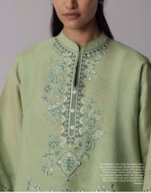 Zara Shahjahan Coco Winter 26/Embroideried/Neelam 4B/Parrot Green/Suzani Blooms