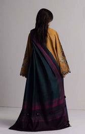 Zara Shahjahan Coco Winter 26/Embroideried/Ochre 2A/Warm Mustard/Suzani islnsoired Florals & Vines