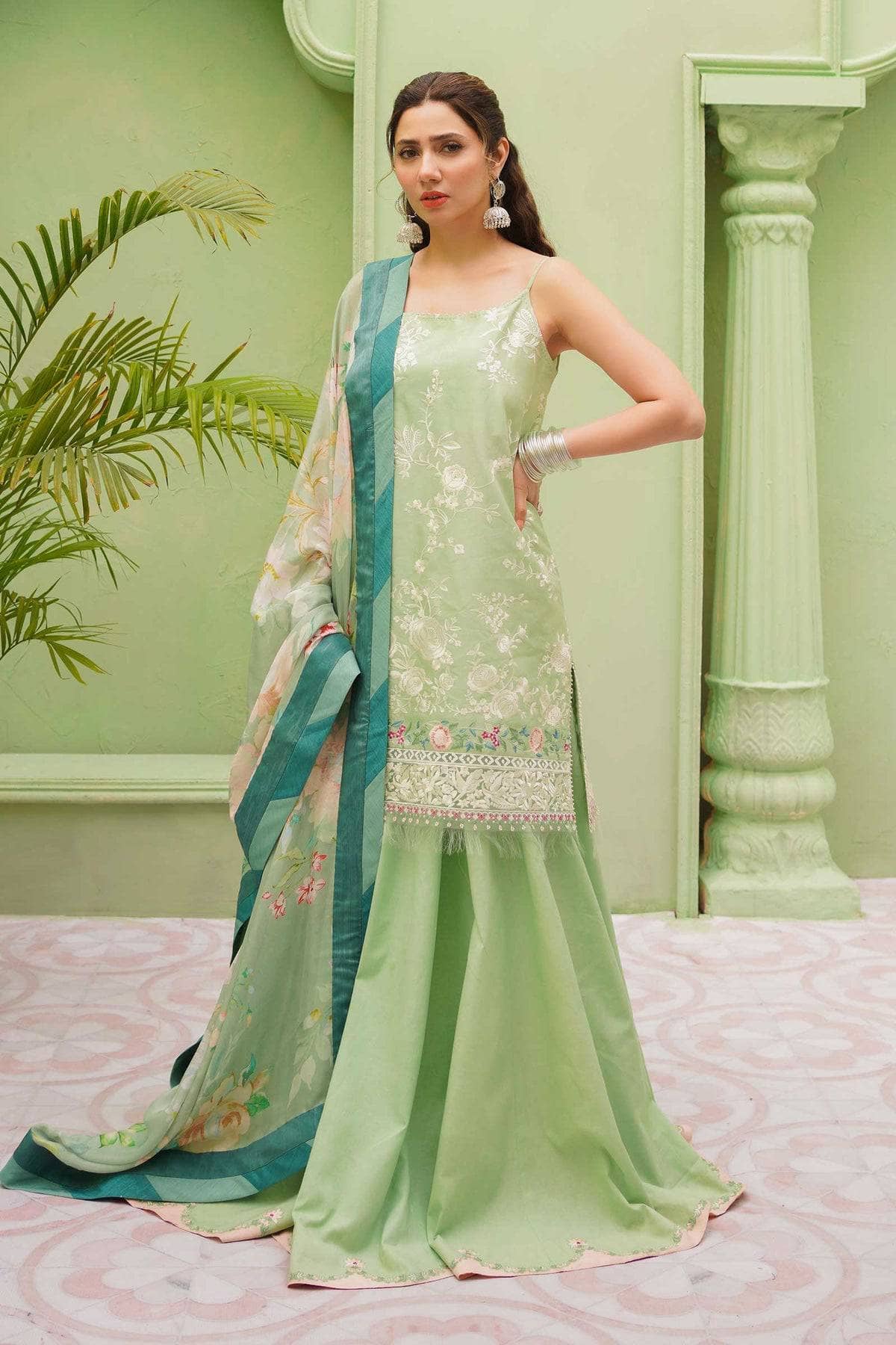 Zara Shahjahan Lawn Pakistani Suit Restocked/Zara Shahjahan Lawn 23/3B
