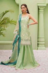Zara Shahjahan Lawn Pakistani Suit Restocked/Zara Shahjahan Lawn 23/3B